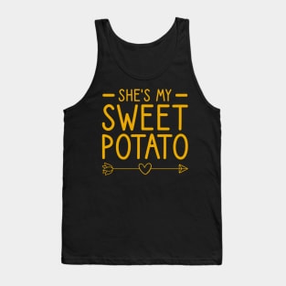 She's My Sweet Potato - I YAM Couple's Matching Tank Top